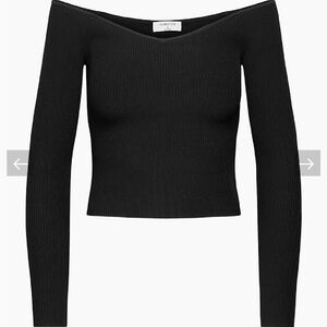NWT Babaton Sculpt Knit Eloquence Top